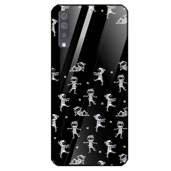 Halloween Skull Tempered Glass Phone Case for Samsung Galaxy A50