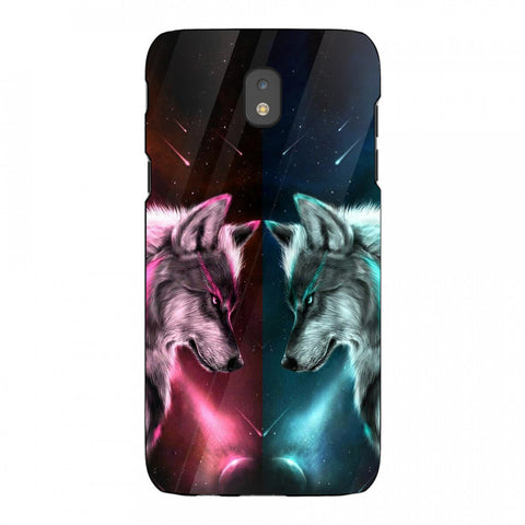 Wolf Eyes Tempered Glass Phone Case for Samsung Galaxy J5 Pro