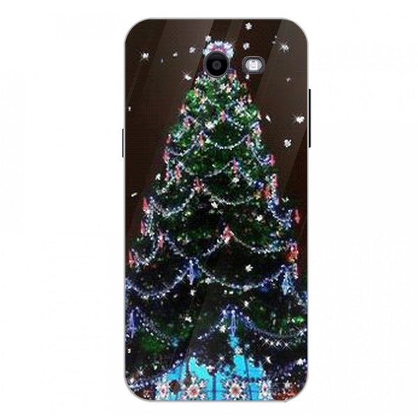 Merry Chrismas Tempered Glass Phone Case for Samsung Galaxy J3 Prime
