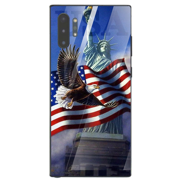 Eagle Tempered Glass Phone Case for Samsung Galaxy Note 10 Plus