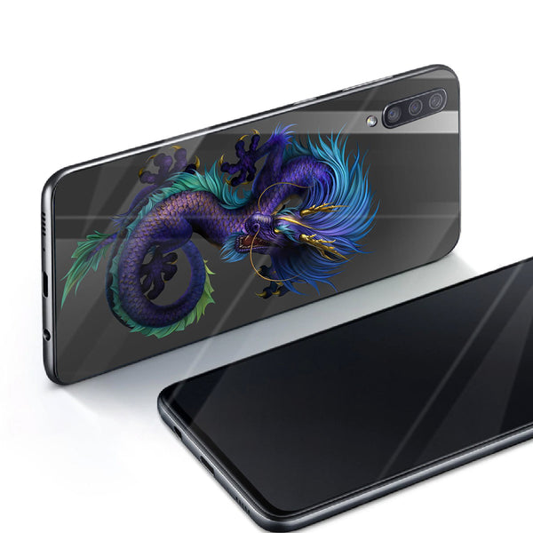 Dragon Tempered Glass Phone Case for Samsung Galaxy A70