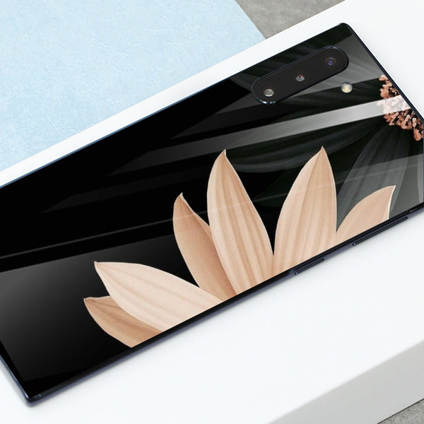 Beautiful Flowers Tempered Glass Phone Case for Samsung Galaxy Note 10