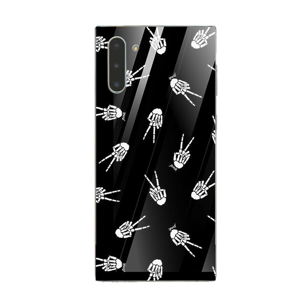 Halloween Skull Tempered Glass Phone Case for Samsung Galaxy Note 10