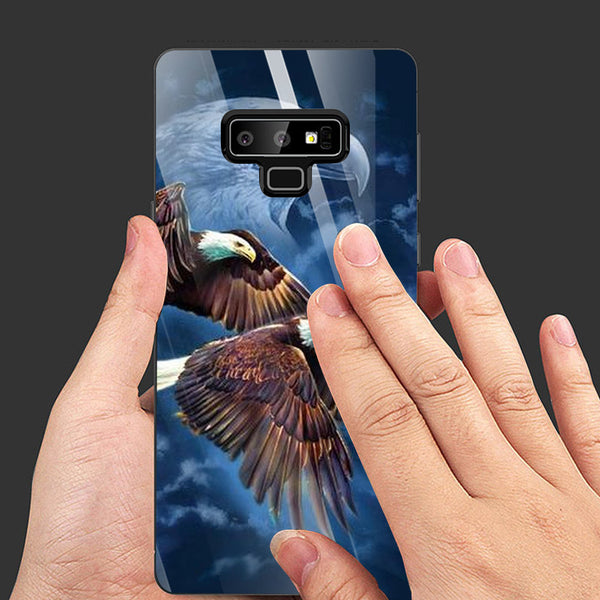 Eagle Tempered Glass Phone Case for Samsung Galaxy Note 9