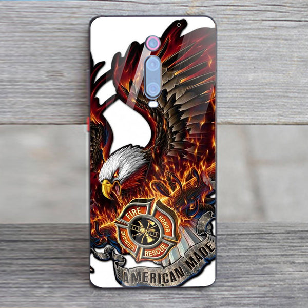 Eagle Tempered Glass Phone Case for Xiaomi Redmi K20