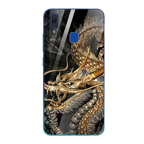 Dragon Tempered Glass Phone Case for Vivo Y91