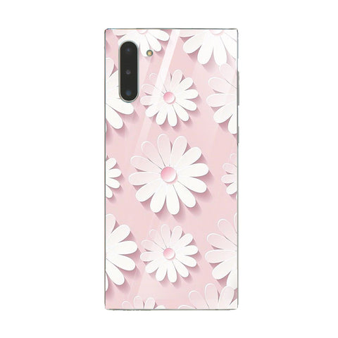 Beautiful Flowers Tempered Glass Phone Case for Samsung Galaxy Note 10
