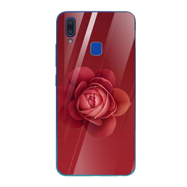 Beautiful Flowers Tempered Glass Phone Case for Vivo Y95