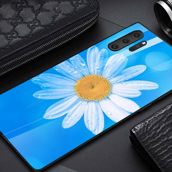 Beautiful Flowers Tempered Glass Phone Case for Samsung Galaxy Note 10 Plus