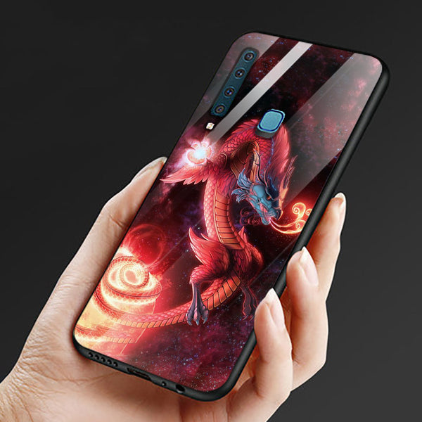 Dragon Tempered Glass Phone Case for Samsung Galaxy A9 2018