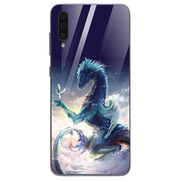 Dragon Tempered Glass Phone Case for Samsung Galaxy A70