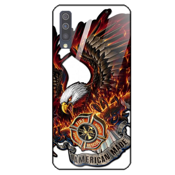 Eagle Tempered Glass Phone Case for Samsung Galaxy A50