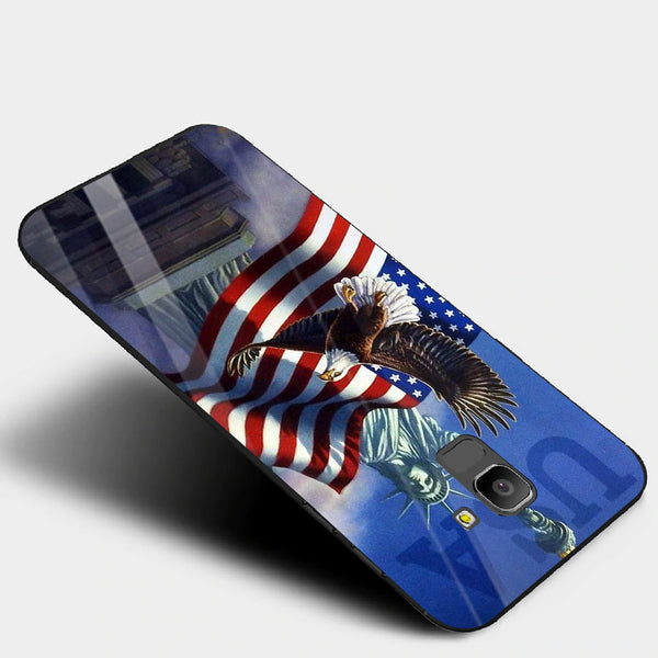 Eagle Tempered Glass Phone Case for Samsung Galaxy J6 2018