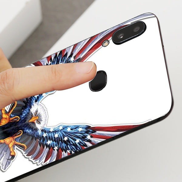 Eagle Tempered Glass Phone Case for Samsung Galaxy A10S