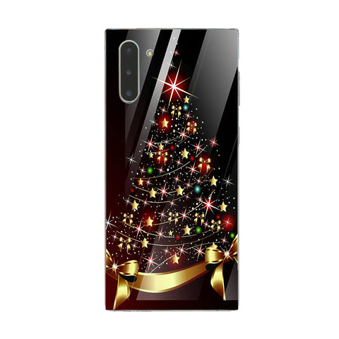 Merry Chrismas Tempered Glass Phone Case for Samsung Galaxy Note 10