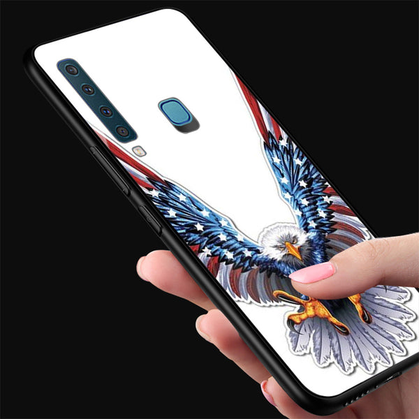 Eagle Tempered Glass Phone Case for Samsung Galaxy A9 2018