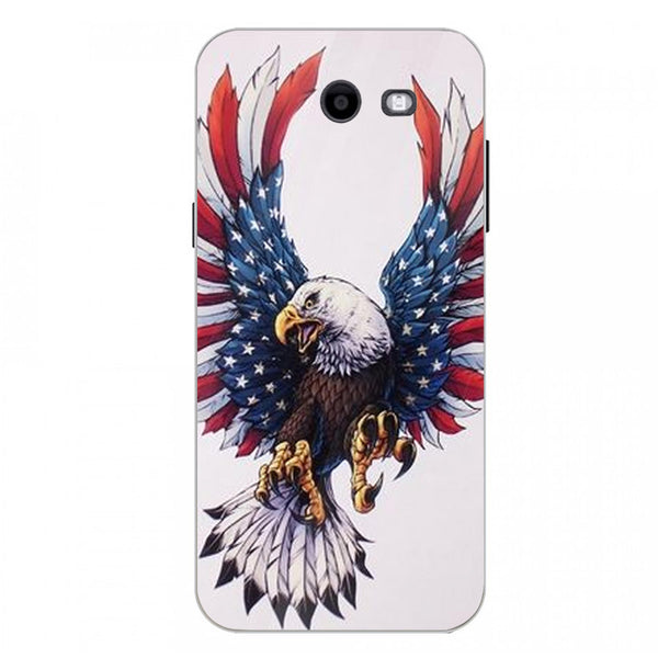 Eagle Tempered Glass Phone Case for Samsung Galaxy J3 Prime