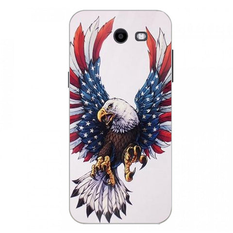 Eagle Tempered Glass Phone Case for Samsung Galaxy J3 Prime