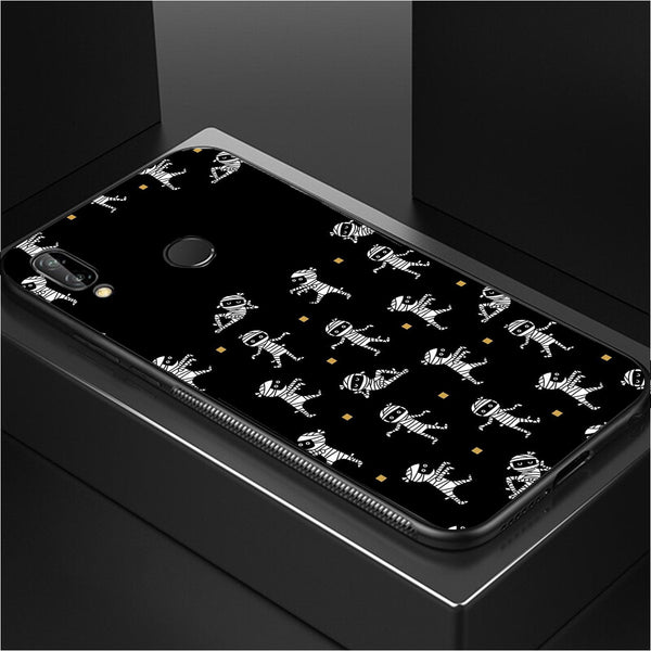 Halloween Skull Tempered Glass Phone Case for Samsung Galaxy M20