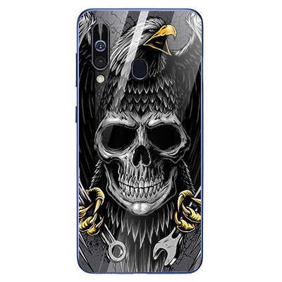 Eagle Tempered Glass Phone Case for Samsung Galaxy A60