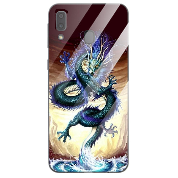 Dragon Tempered Glass Phone Case for Samsung Galaxy A30