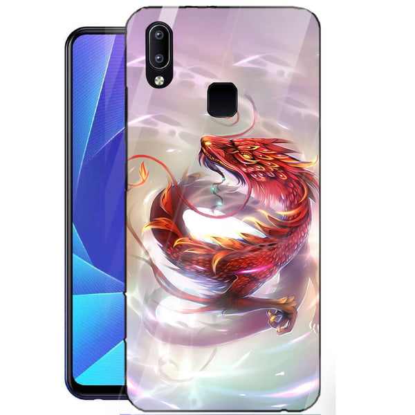 Dragon Tempered Glass Phone Case for Vivo Y91