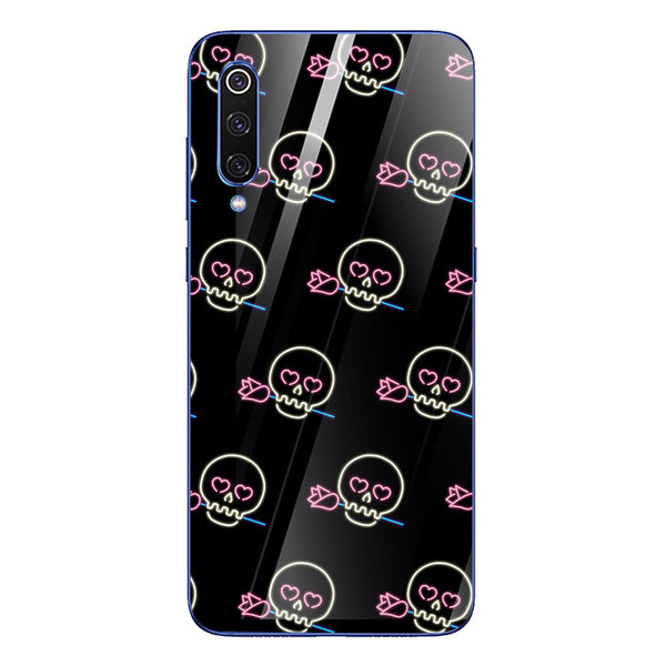 Halloween Skull Tempered Glass Phone Case for Xiaomi Mi 9 SE