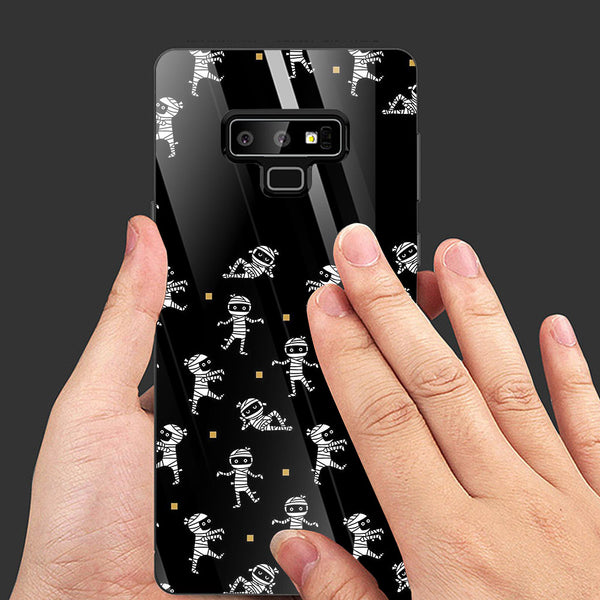 Halloween Skull Tempered Glass Phone Case for Samsung Galaxy Note 9