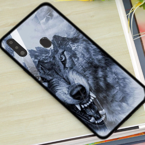 Wolf Eyes Tempered Glass Phone Case for Samsung