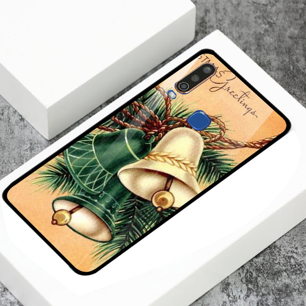 Merry Chrismas Tempered Glass Phone Case for Vivo Y17