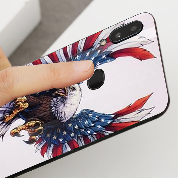 Eagle Tempered Glass Phone Case for Samsung Galaxy A10S