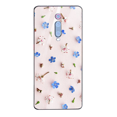 Beautiful Flowers Tempered Glass Phone Case for Xiaomi Redmi K20