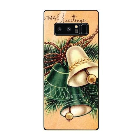 Merry Chrismas Tempered Glass Phone Case for Samsung Galaxy Note 8