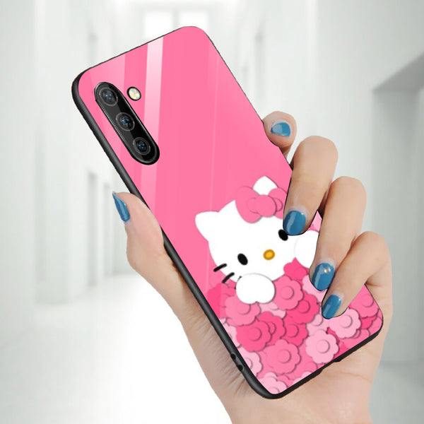 Cute Teddy Bear Tempered Glass Phone Case for Samsung Galaxy Note 10