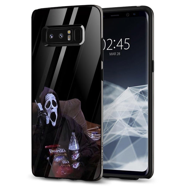 Halloween Skull Tempered Glass Phone Case for Samsung Galaxy Note 8