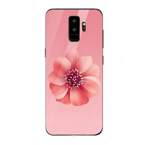 Beautiful Flowers Tempered Glass Phone Case for Samsung Galaxy S9 Plus
