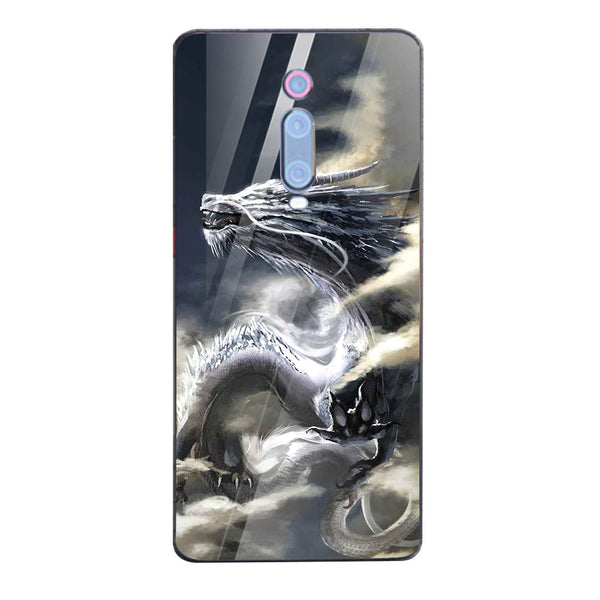 Dragon Tempered Glass Phone Case for Xiaomi Redmi K20