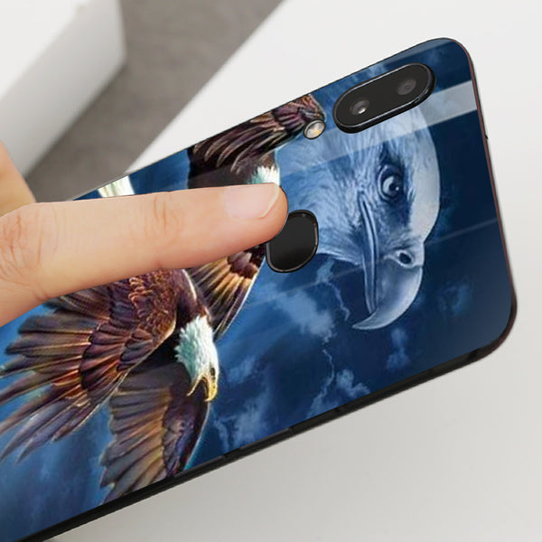 Eagle Tempered Glass Phone Case for Samsung Galaxy A10S