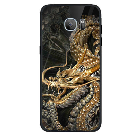Dragon Tempered Glass Phone Case for Samsung Galaxy S7