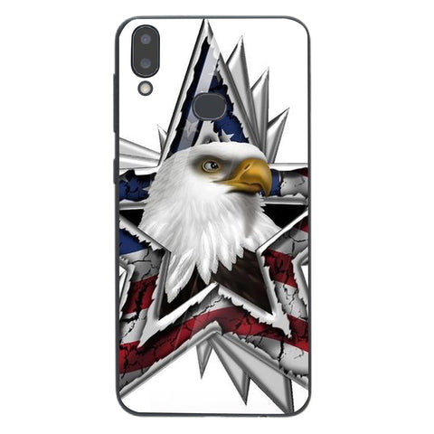 Eagle Tempered Glass Phone Case for Samsung Galaxy A10S