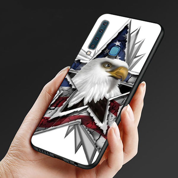 Eagle Tempered Glass Phone Case for Samsung Galaxy A9 2018