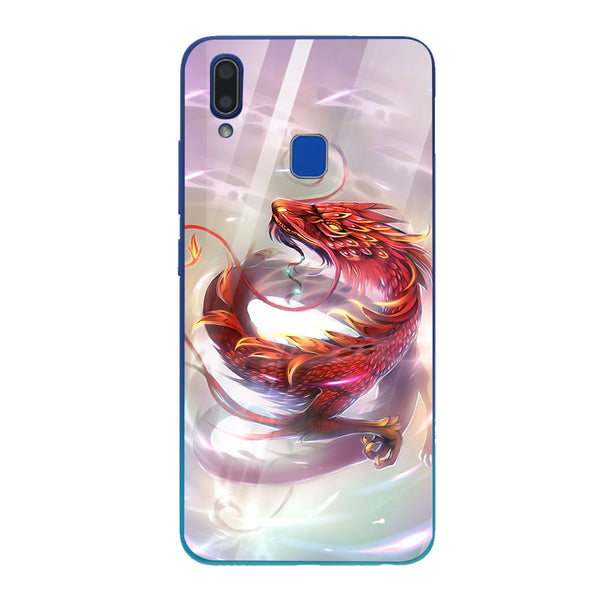 Dragon Tempered Glass Phone Case for Vivo Y91