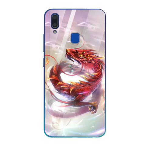 Dragon Tempered Glass Phone Case for Vivo Y91