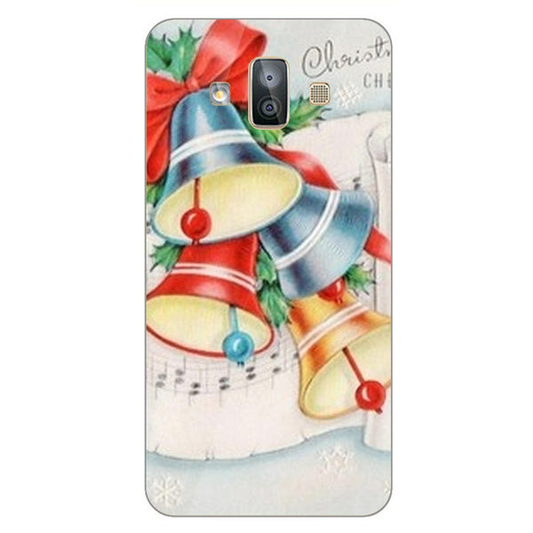 Merry Chrismas Tempered Glass Phone Case for Samsung Galaxy J7 Duo