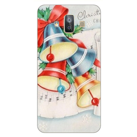 Merry Chrismas Tempered Glass Phone Case for Samsung Galaxy J7 Duo