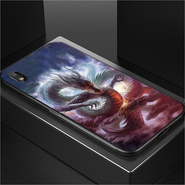 Dragon Tempered Glass Phone Case for Samsung Galaxy A10
