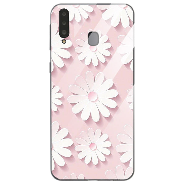 Beautiful Flowers Tempered Glass Phone Case for Samsung