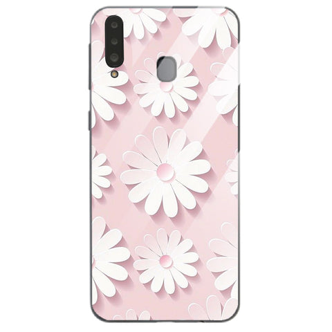 Beautiful Flowers Tempered Glass Phone Case for Samsung