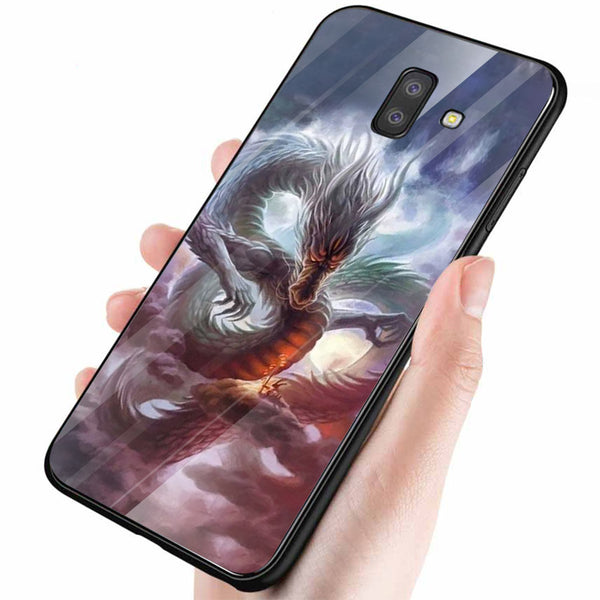 Dragon Tempered Glass Phone Case for Samsung Galaxy J6 Plus