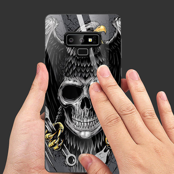 Eagle Tempered Glass Phone Case for Samsung Galaxy Note 9